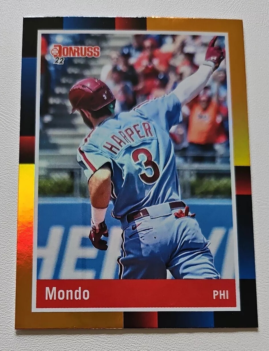 2022 Donruss 88 Retro Holo Orange BRYCE HARPER Nickname PHILLIES eBay