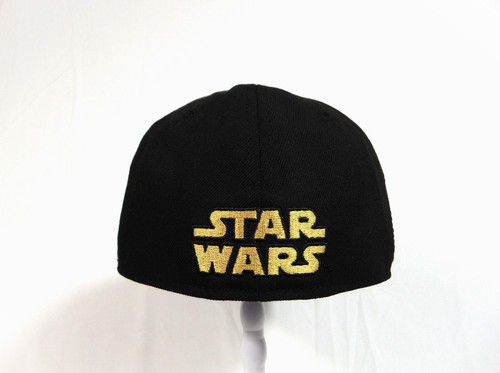 New Era DIsney Star Wars Negro y Dorado 59FIFTY Sombrero Ajustado Talla 7 RARO NUEVO 70613968 - Imagen 3 de 7