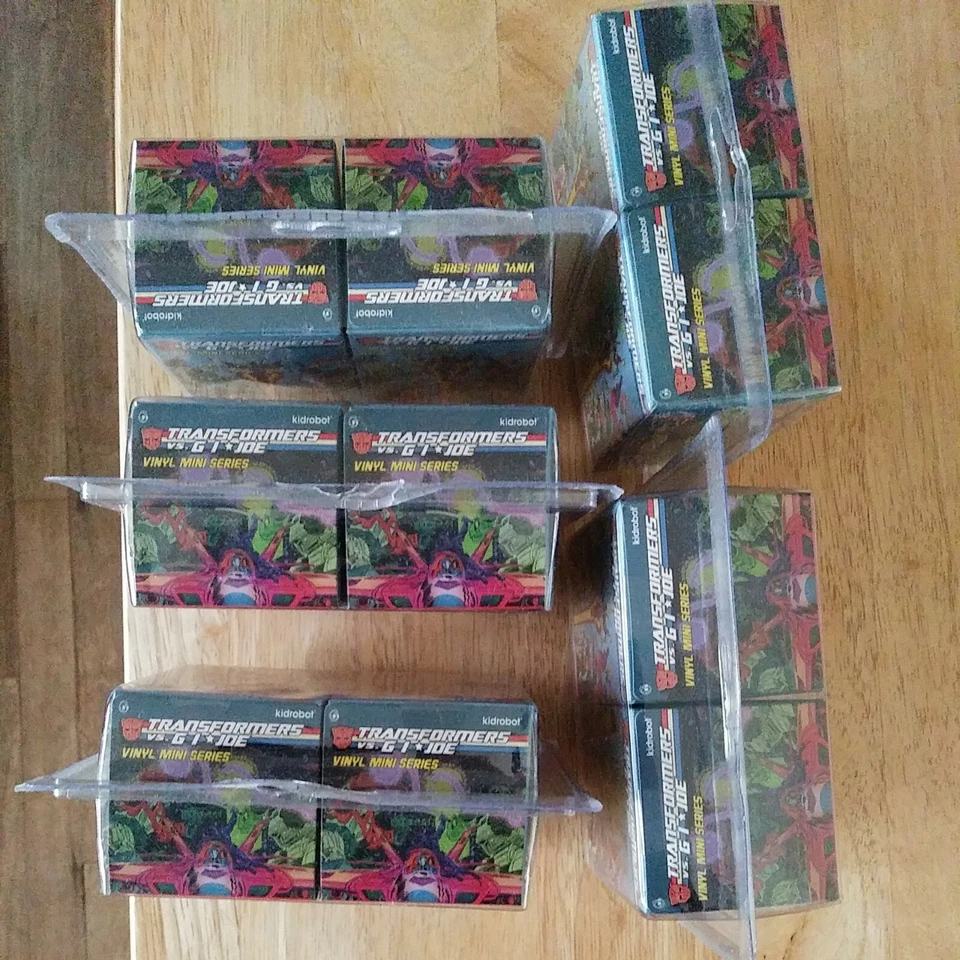 Vinyl Kidrobot Transformers G.I. Joe Lot of 10 New Grimlock Wheeljack Optimus? - Image 4 of 4