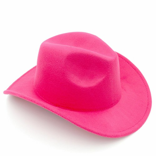Fashion Women Men Cowboy Hat Wool Blend Western Cowgirl Cap Wide Brim Jazz Caps - Picture 11 of 35
