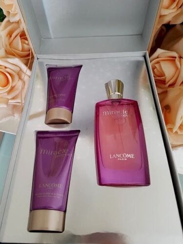 Lancome Miracle Collection 2 Sprays EDP (3.4 & 1.7 fl oz) With Box