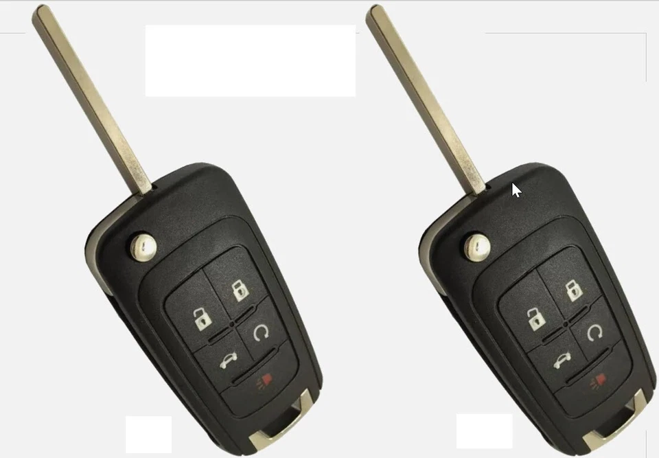 2 Llavero remoto abatible 5 botones para Buick Chevy GMC 13504199 5912545 OHT01060512 Foto 2 de 3