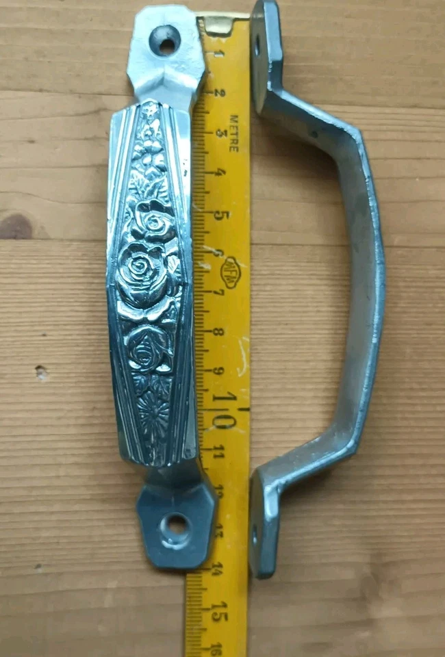 Poignée Art Déco aluminium massif Décor Rose - Photo 2/4