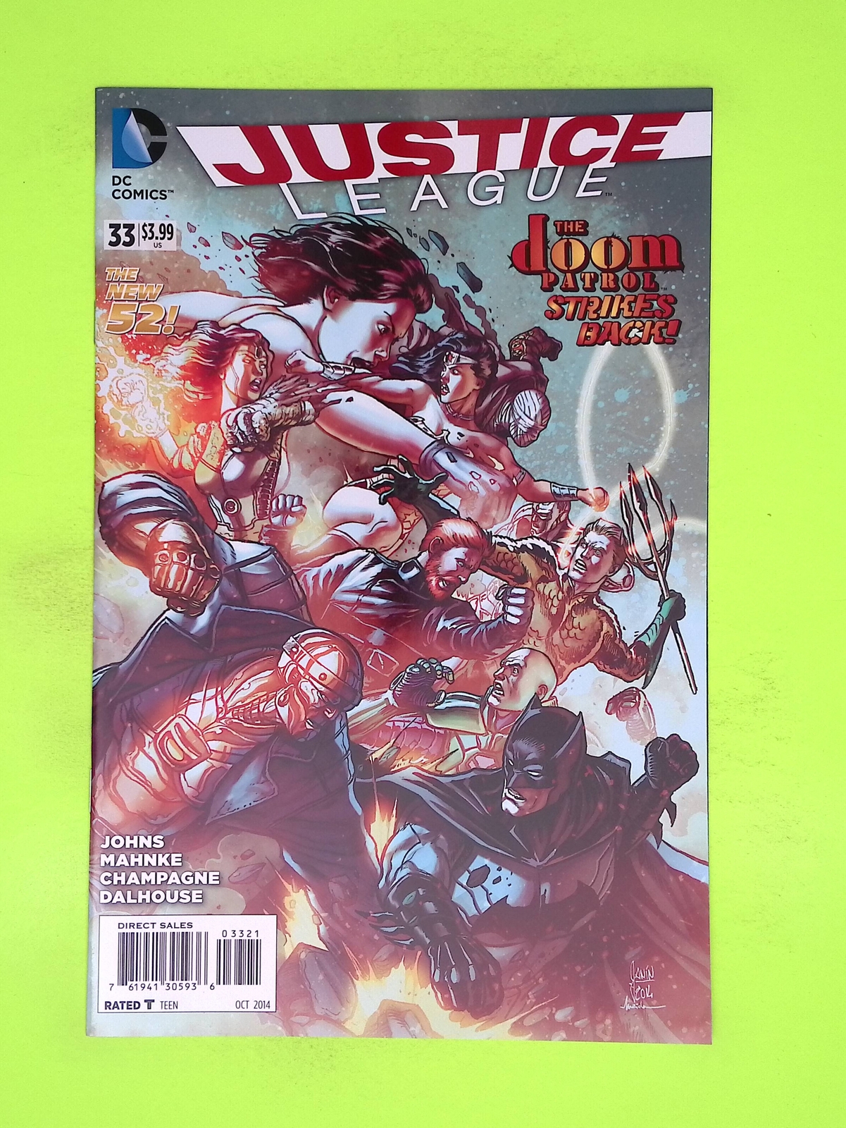 Justice League #33b Vol. 2 2014 DC Comics Variant High Grade Comic Book K59-150