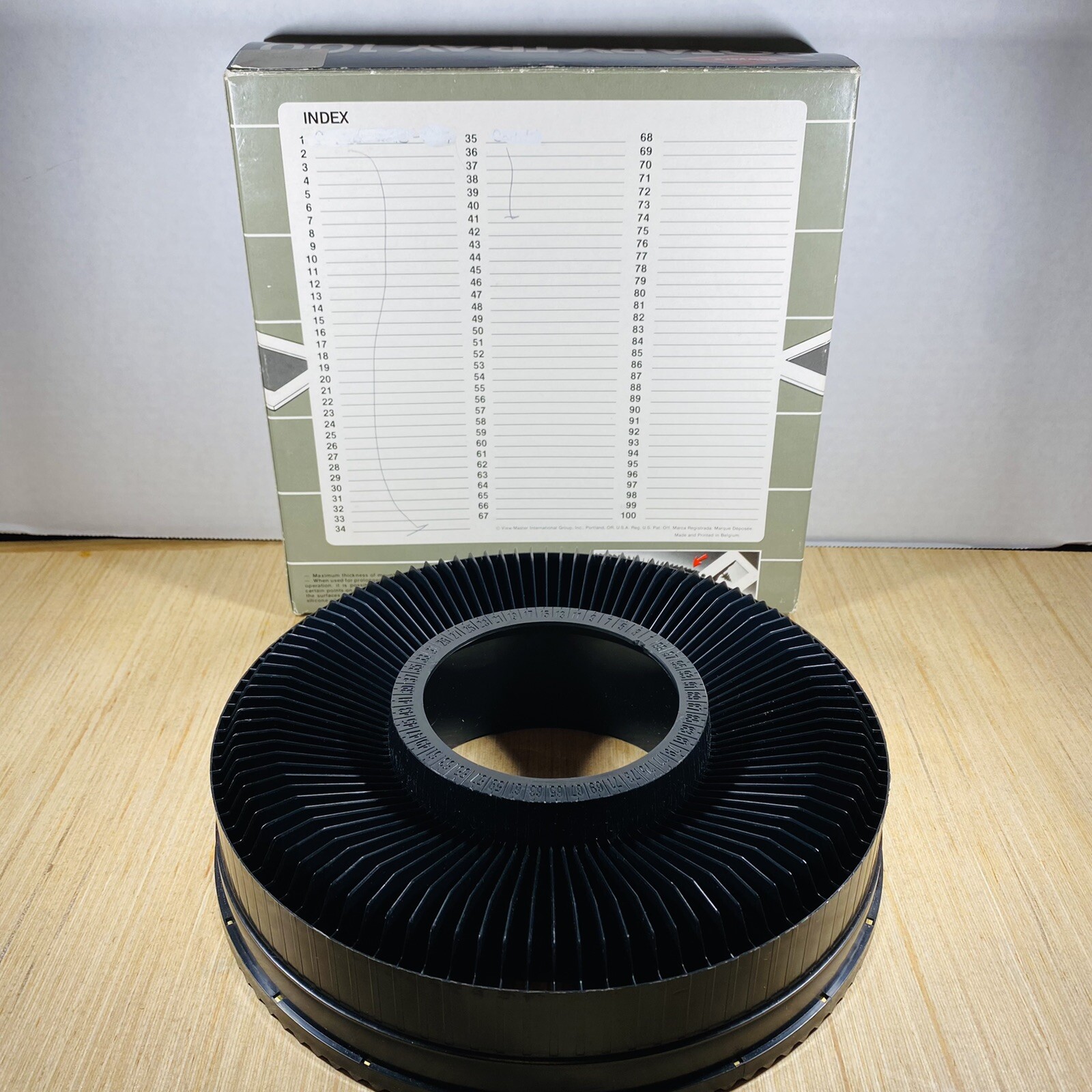 Sawyer's Rotary Photo Slide Tray 100 (Holds 100 2x2 Slides) eBay