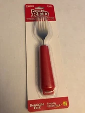 Essential Medical Supply Power of Red Bendable Fork for Alzheimers and Dementia