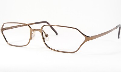 PRADA VPR57E 8AE-1O1 Bronze UNIQUE RARE EYEGLASSES GLASSES FRAME 55-16-135 Italy
