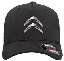 Citroen Car Logo Hat Auto Symbol Flexfit Baseball Cap Printed Emblem 4 Colors 
