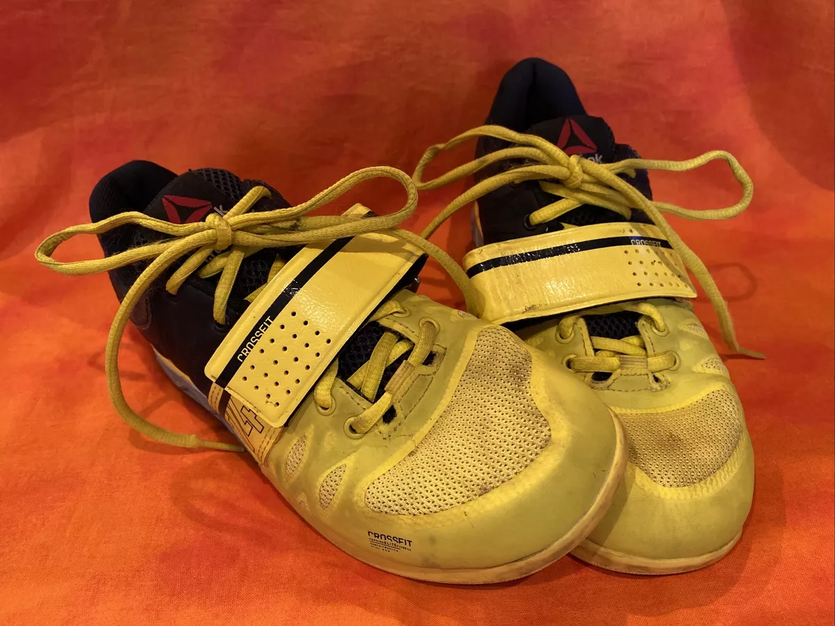 Reebok lifters yellow top