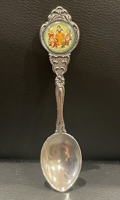 Vintage 1984 Disneyland Snow White Seven Dwarfs Silverplate Spoon