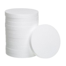 8 Inch Foam Circles for Crafts 12pcs Round Foam Discs 1 Inch Thick for Cake D...