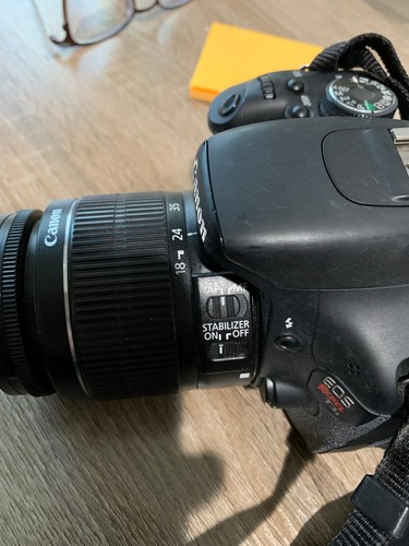 Canon EOS Rebel T3i Digital SLR Camera 18-55mm & 55-250mm Lens Charger Battery