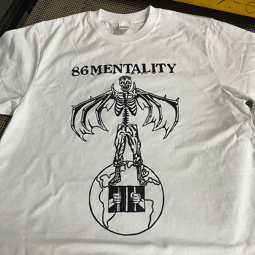 Rare 86 Mentality Band Collection Gift Fan White Size S-5Xl Shirt