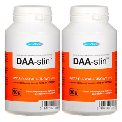 DAA-STIN - 90-180 g - Musclemass Muscle growth DAA-Concentration Testo-booster