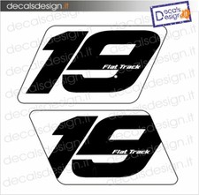 Coppia adesivi moto
