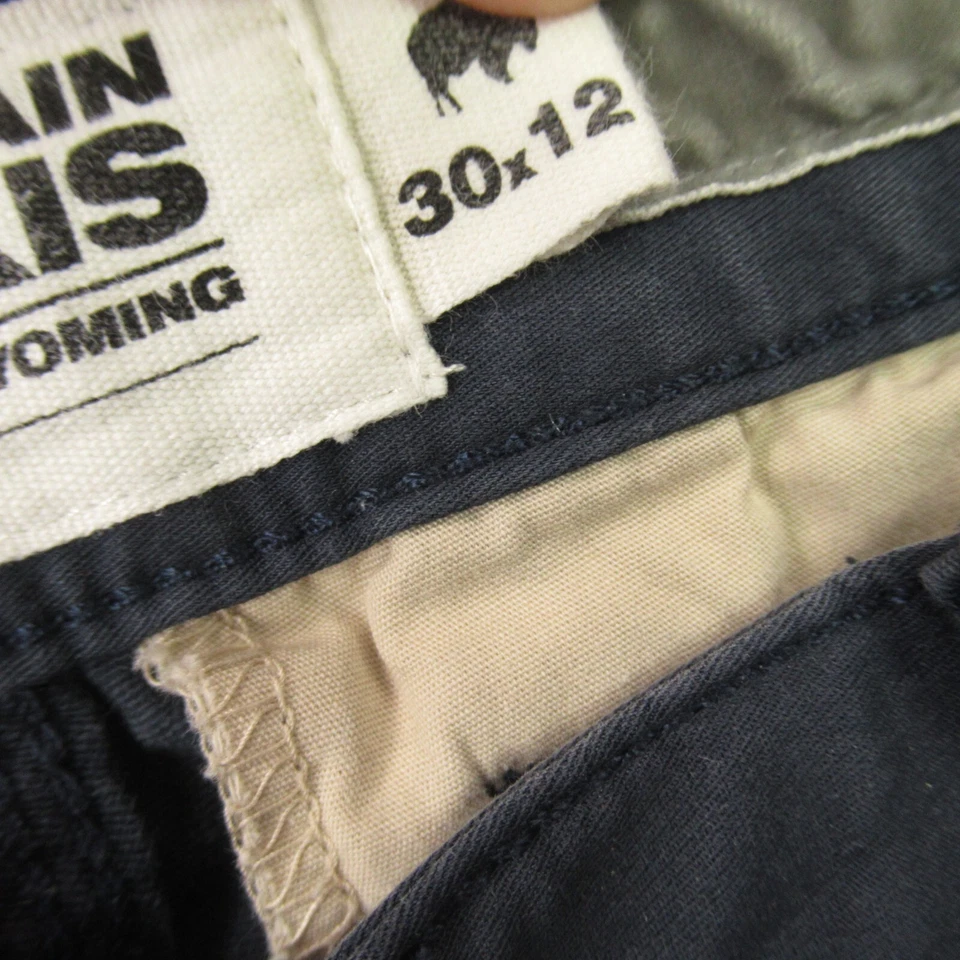 Mountain Khakis 短裤男式 30X12 口袋货物标准版型户外蓝色 — 第 4/4 张图片