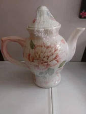 LOVE AMOUR PINK  LARGE CAPACITY-8 CUP-TEA POT-- Vintage GOOD CONDITION