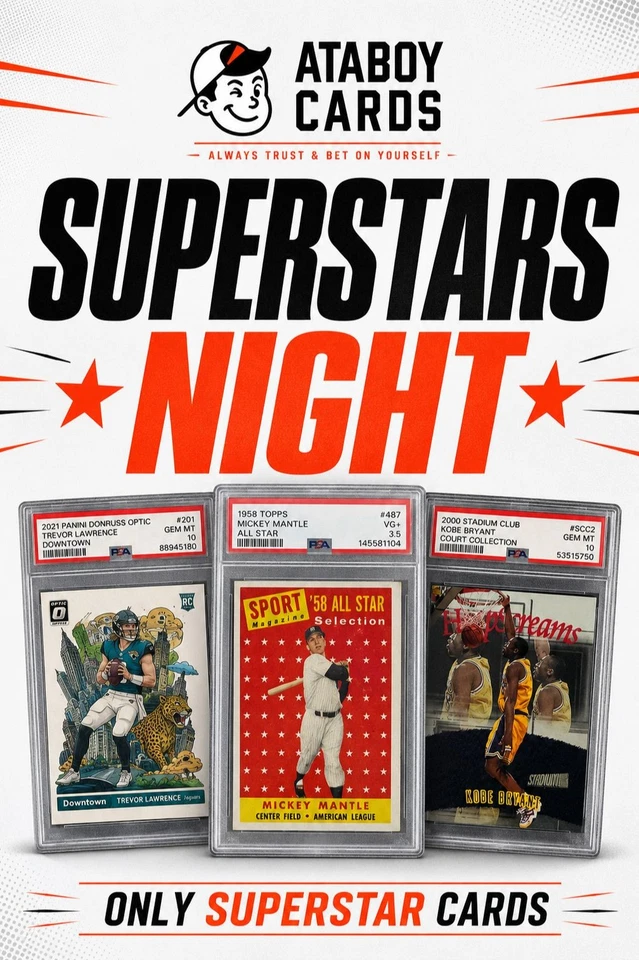Ataboy Game Night🔥 $1 Starts Sudden Death Auctions w/ Parker