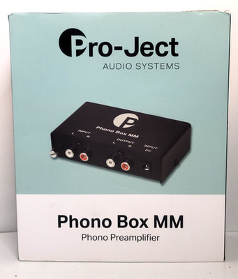 Pro-Ject Phono Box MM Phono Pre-amplifier Black See Pics/Desc Fast Ship