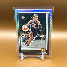 Panini Donruss WNBA 2025 A'ja Wilson Silver Holo #82 Las Vegas Aces Card