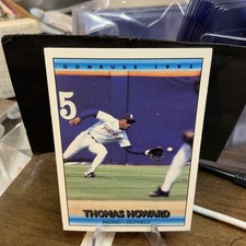 1992 Donruss #266 Thomas Howard San Diego Padres Baseball Card