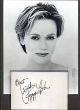 Peggy Lipton - Signed Autograph Index Card & Photo Set - Twin Peaks - Mod Squad