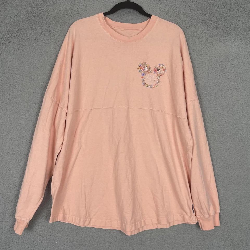 Camiseta deportiva Disney Spirit para mujer XL Epcot Flower Garden Festival Minnie 2018 Foto 3 de 4