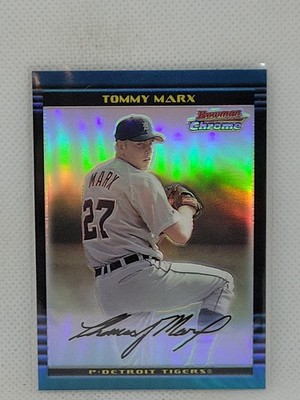 Tommy Marx 2002 Bowman Chrome  Baseball Rookie Refractor #154 NrMt Ser #93/500