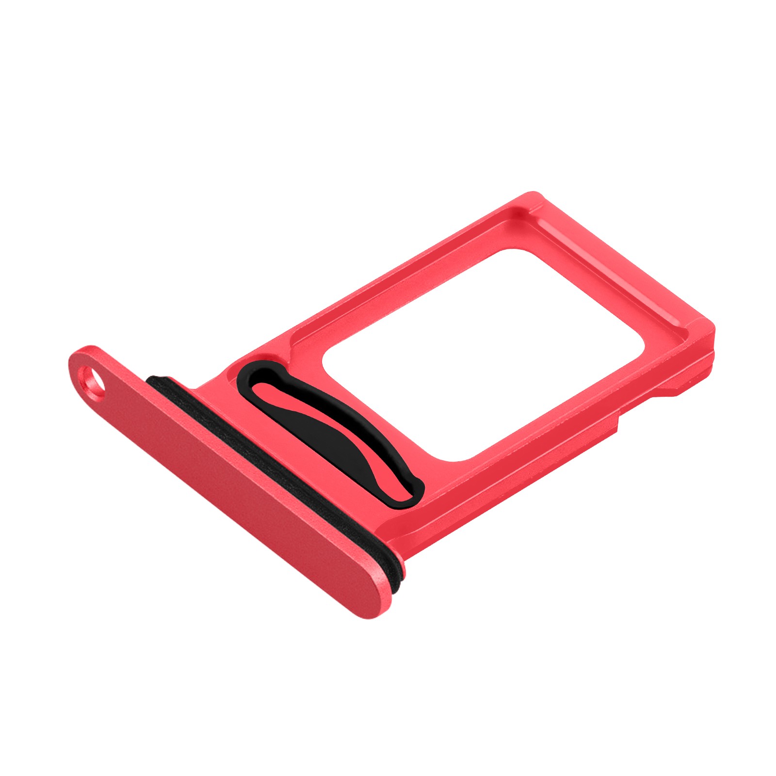 Remplacement Tiroir SIM iPhone 14 Support de Carte Nano SIM Clappio pour Réparation Rouge