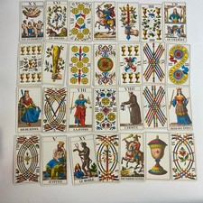 Vintage The Marseilles Tarot Deck 77 Of 78 Cards Beautiful Illustrations