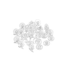 100PC Earring Butterfly Back Findings Comfort Fit Stoppers Holder Jewelry Backs