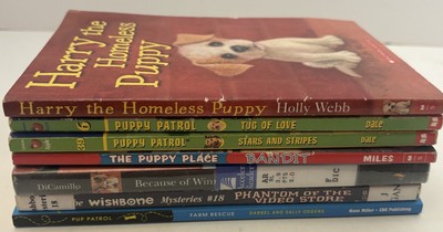 Chapter Books About Dogs Ages 8-12 Lot Of 7 Paperbacks See Description For List
