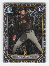 2026 Bowman #BCP-107 Miguel Mendez Chrome Prospects Lazer Refractor