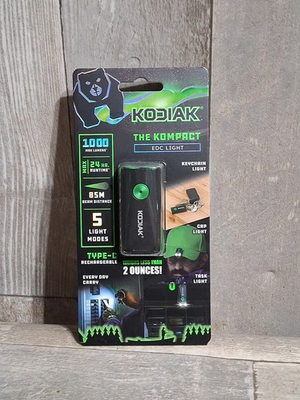#ad New Kodiak The Kompact EDC Light 1000 Max Lumens 5 Modes Magnetic C Rechargeable $26.22