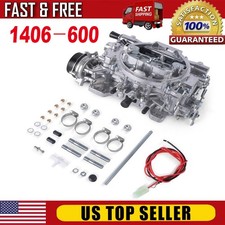Carburetor W Electric Choke Replace Edelbrock 1406 Performer 600 Cfm 4bbl Us