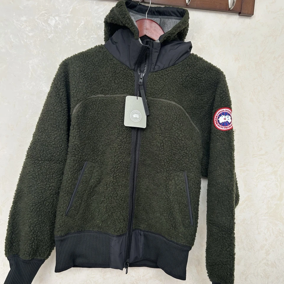 NWT Authentic Canada Goose  Simcoe Wool Hoody Fleece Jacket - Size M - Image 3 of 4