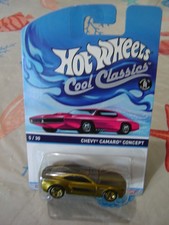 Hot Wheels COOL CLASSICS SPECTRAFROST GOLD CHEVY CAMARO CONCEPT 1/64 #BDR26