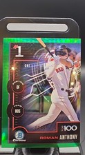 2025 Bowman - Bowman Scouts Top 100 Roman Anthony #BTP-1 Green Refractor /99 
