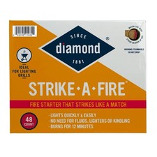 Diamond 48-Pack Strike-A-Fire Starter Match Sticks Firestarter Log Long Burn New