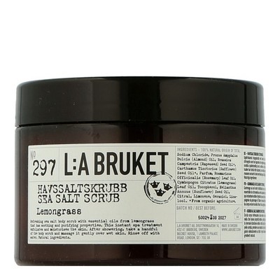 L:A BRUKET Cleansing 297 Sea Salt Scrub Lemongrass 420g