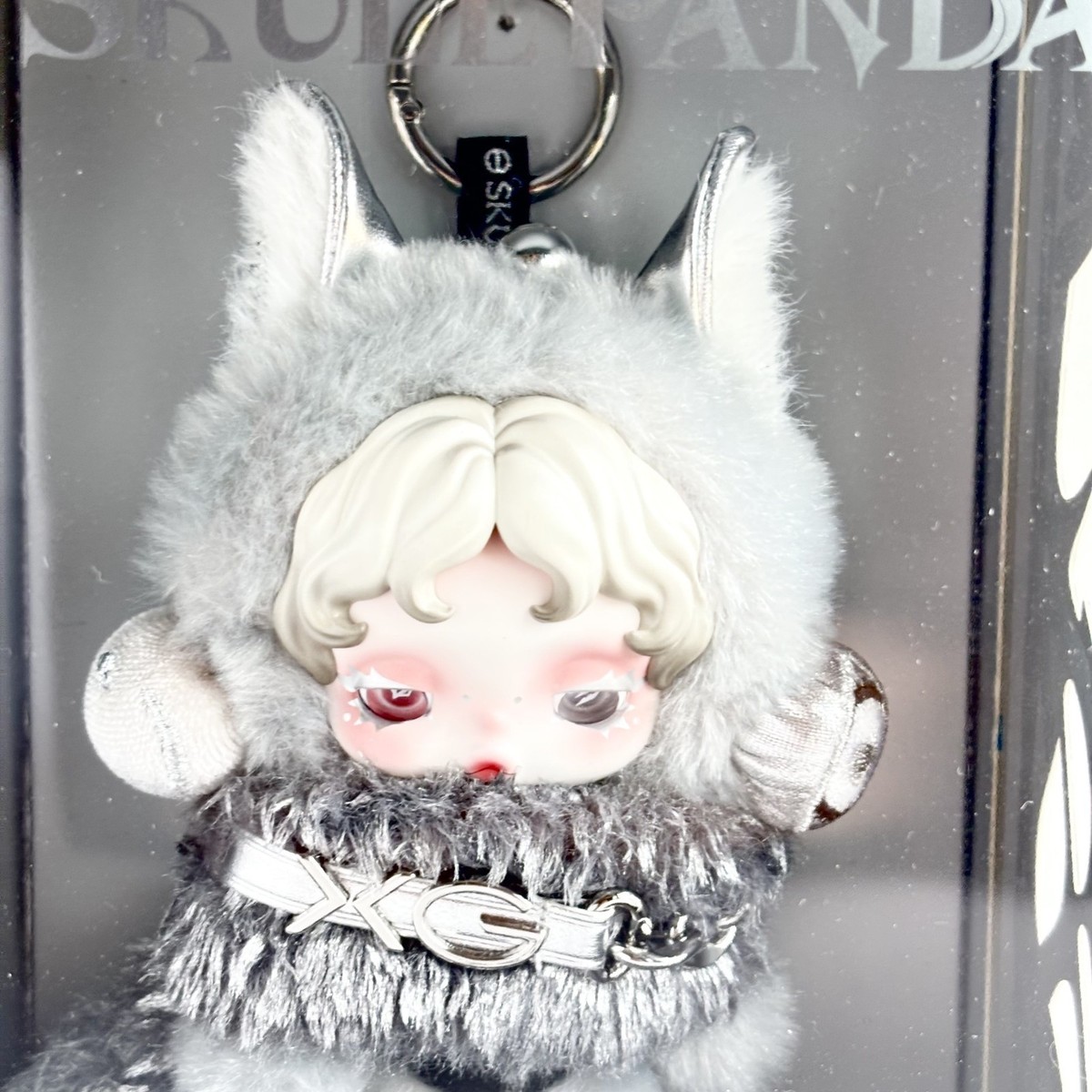 SKULLPANDA x XG Plush Doll Pendant POPMART Popup Alphaz NEW Japan