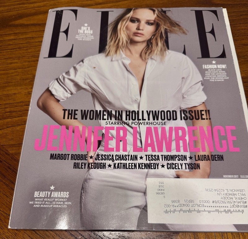 Elle Magazine November 2017 Magazine Number 387 Jennifer Lawrence