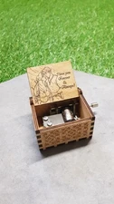 Anastasia Once upon a december wooden music box - Customizable