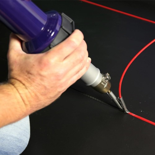 110 V Weldy 1600 W Heißluftpistole Heißluftstrahlbrenner Überlappung Boden Werkzeug Kunststoff Schweißgerät - Bild 8 von 14