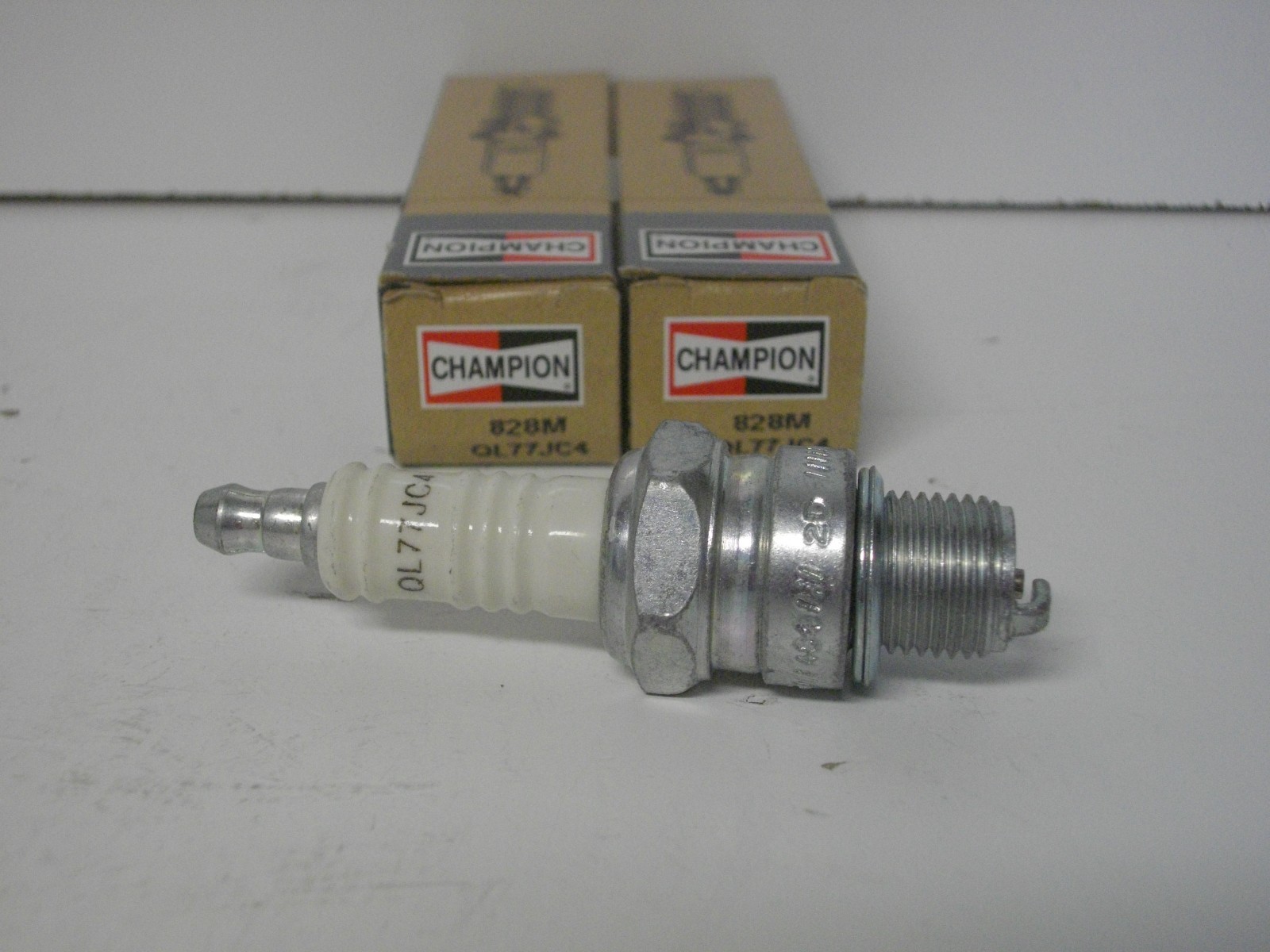 Champion Copper Plus Marine Spark Plug QL77JC4 / 828M Pack of 2 Each