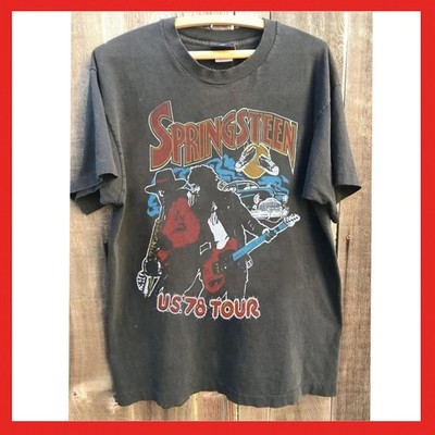 Vintage BRUCE SPRINGSTEEN 1978 Tour Charcoal Unisex T shirt