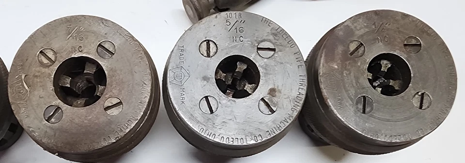 RIDGID AND TOLEDO PIPE RATCHETS AND DIES (15 Pieces) - Image 4 of 4