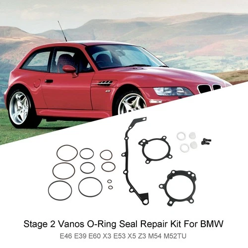 Stage 2 Vanos O-Ring Seal Repair Kit for BMW E46 E39 E60 X3 E53 X5 Z3 M54