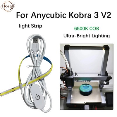 For Anycubic Kobra 3 v2 Light Upgrade Light Strip 5V Super Bright Kobra3V2 Parts