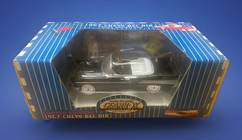 GEARBOX COLLECTIBLE 1957 CHEVY BELAIR PEDAL DRIVEN CAR DIECAST LOT OF 4 - Image 2 of 4